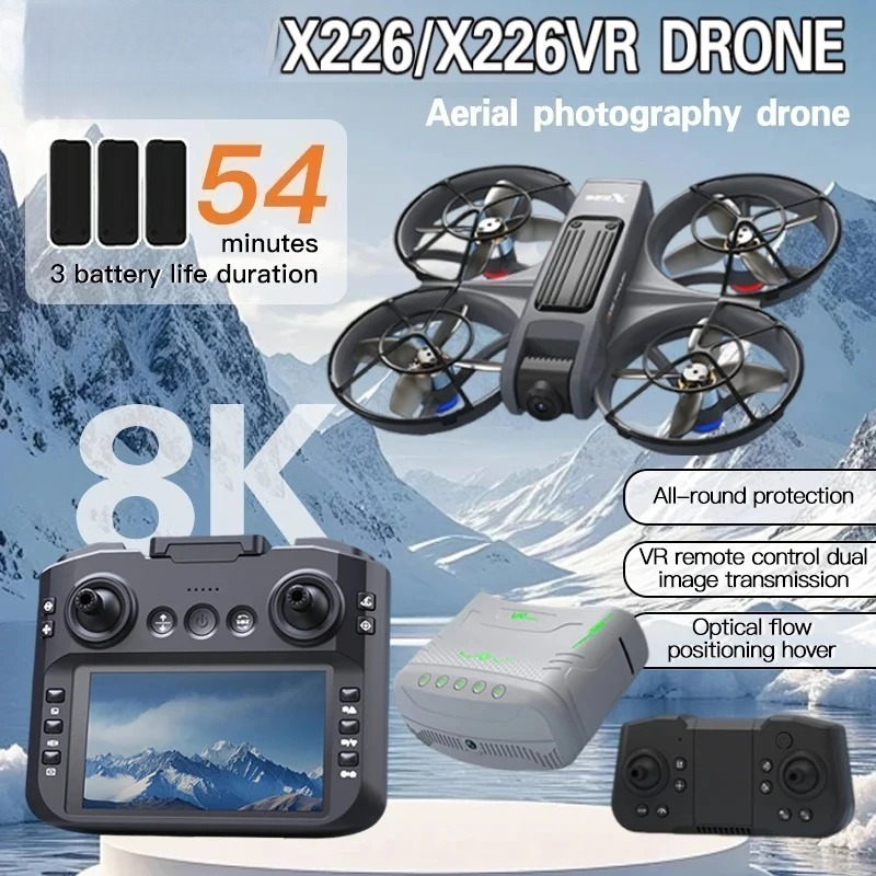 Drone Rc X226 - Original X226/X226VR Mini Drone 4K Professional