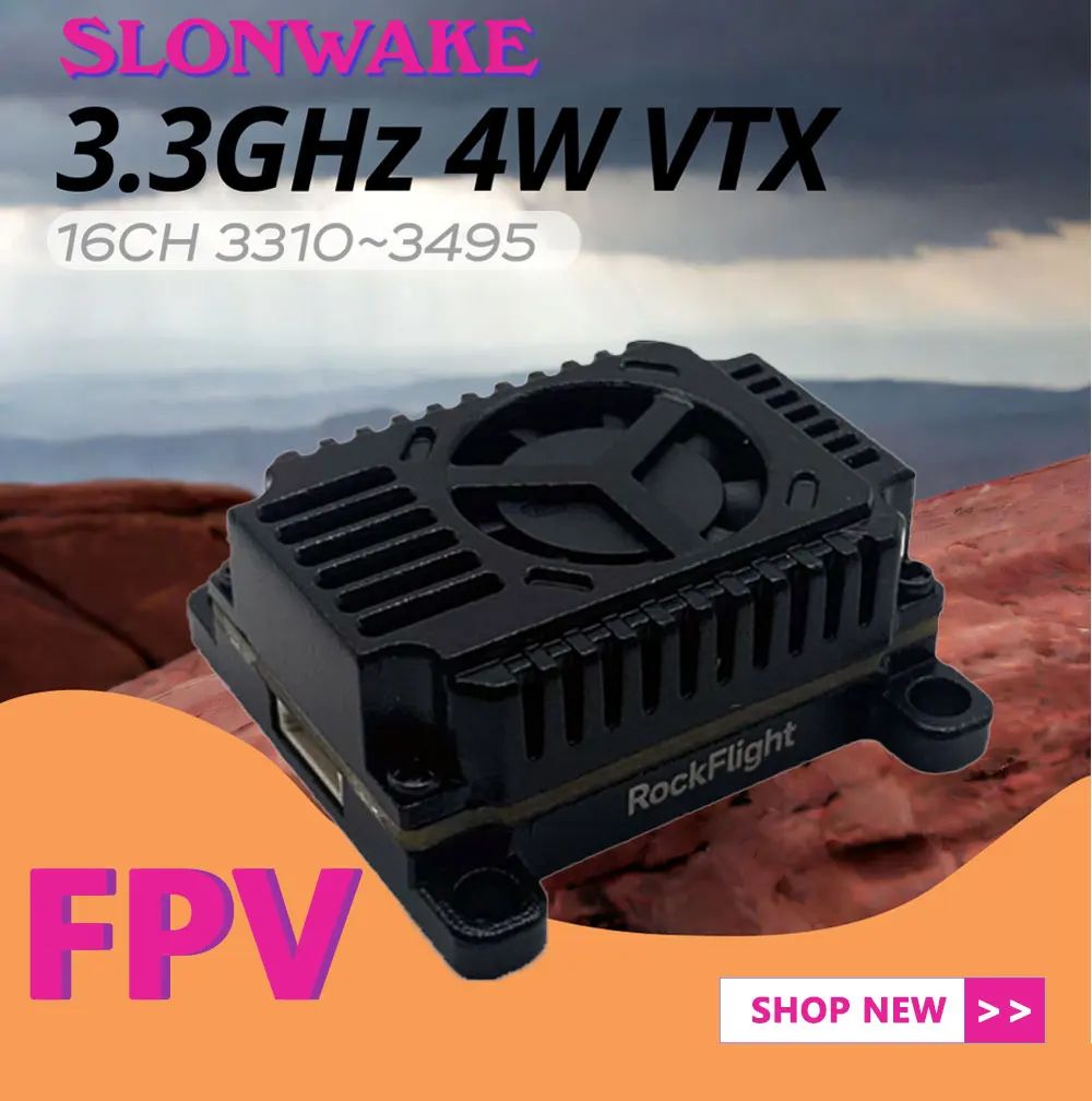 SLONWAKE FPV 3.3G 16CH 4000mW  - - Remote Control (Rc) Drone 评论和价格