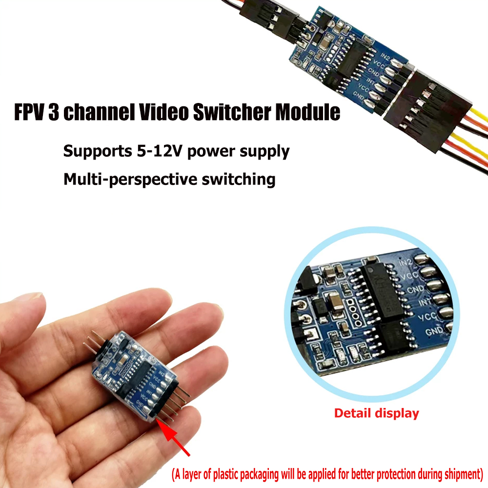 5.8G 3 Channel Video Switcher  - - Remote Control (Rc) Drone 评论和价格