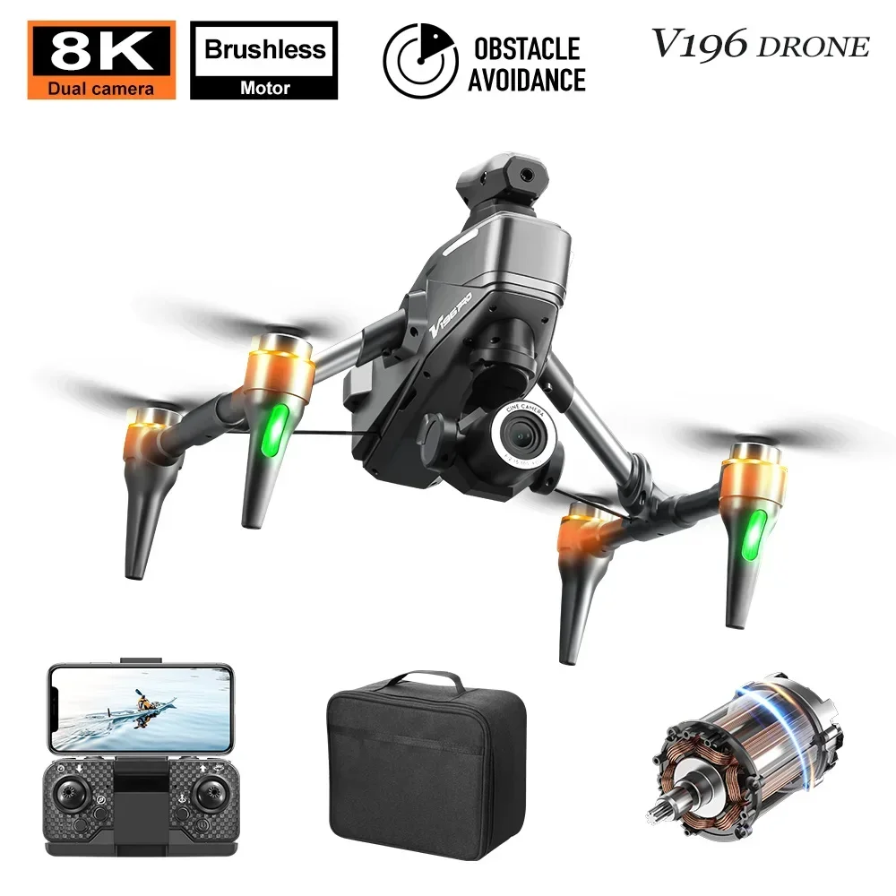 V196 Pro 8K HD Dual Camera Dro - Drone V196 Rc 评论和价格