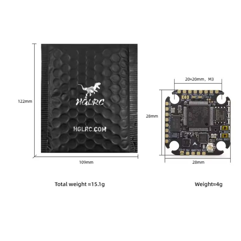 HGLRC SPECTER F722 Lite Flight - Betaflight Flight Controller 评论和价格