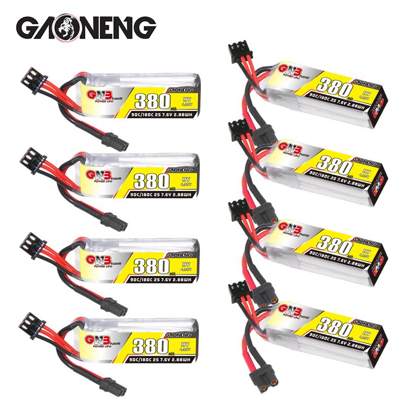 GNB 2S 7.6V 380mAh 90C/180C Li - Drone Rc Race 评论和价格