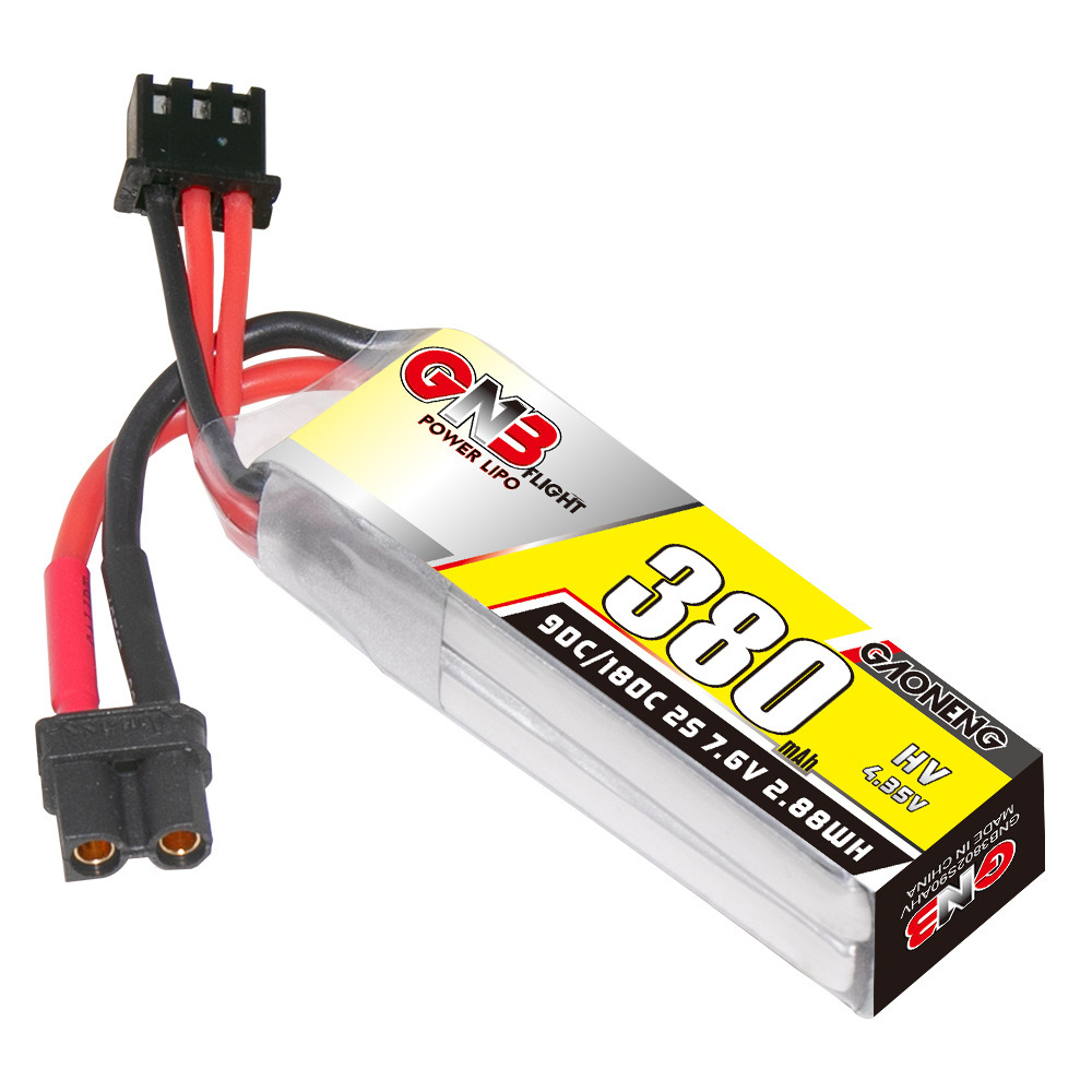 GNB 2S 7.6V 380mAh 90C/180C Li - Drone Rc Race 评论和价格