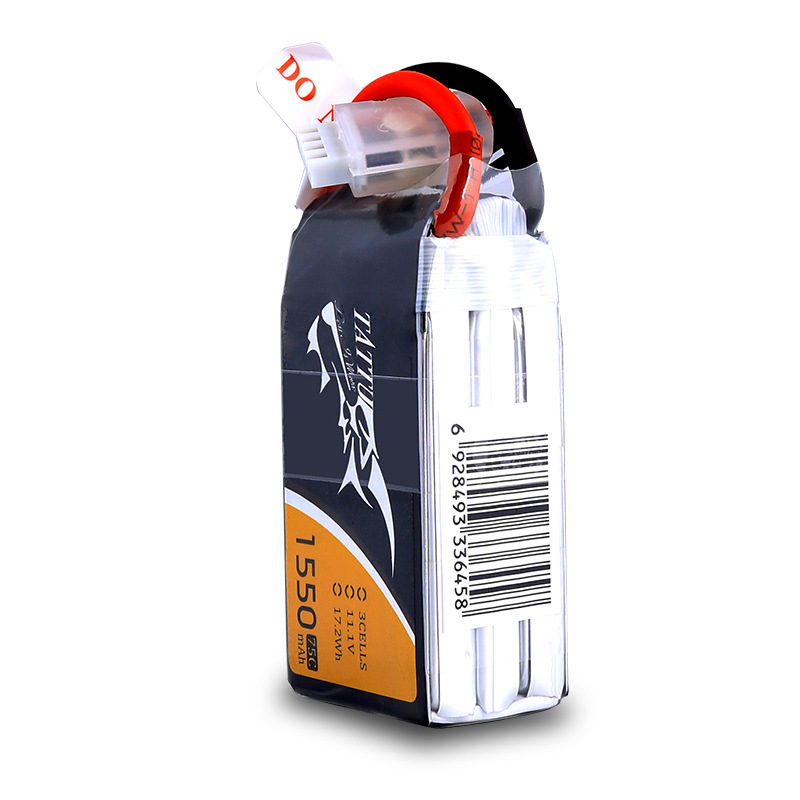 TATTU 3S 11.1V 1550mAh 75C LiP - Drone Rc Race 评论和价格